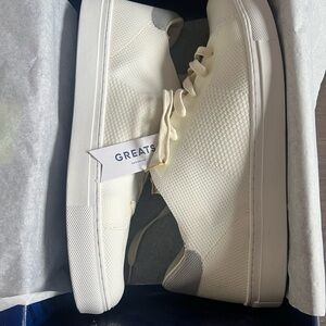 Greats Men's White Sneakers size 14